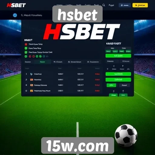 Interface do usuário e navegação no hsbet
